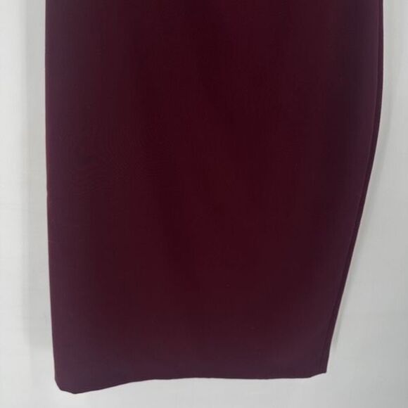 Eliza J Cocktail Sheath Dress Purple Plum Size 4‎ Asymmetrical Bow Elegant - Picture 11 of 11
